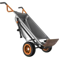 WORX WG050, Metall, Håndtruck, Sort, Oransje, Rustfritt stål, 140 kg, 2 hjul, 18 kg