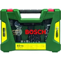 Bosch V-Line - Sett for skrutrekker, borspiss og sokler - for metall, stein, tre - spadedel - pozidriv, phillips, hex, torx, slot - 6 mm, 7 mm, 8 mm, 9 mm, 10 mm, 12 mm, 13 mm - lengde: 25 mm, 50 mm