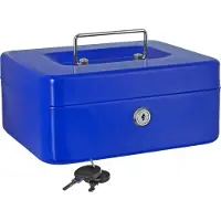 Burg wachter 10690 Pengekasse (B x H x T) 200 x 90 x 160 mm Blå
