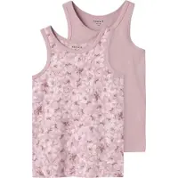 Name it Undertrøye - Noos - NmfTank - 2-pack - Mauve Shadows - - 4 år (104) - Undertrøye