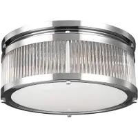 FEISS LED-taklampe Paulson IP44 krom Ø 38,1 cm