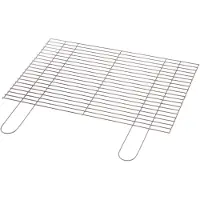 Mustang grillrist med 2 håndtak 60x40 cm / grillrist rustfritt stål / grillnett stor