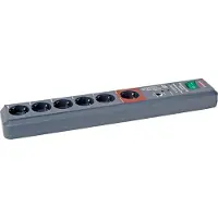 Brennenstuhl ÜSS 19.500A Secure-Tec Automatic 6-gang, antrasitt, 3m