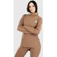 Eivy Icecold Gaiter Rib Top Teknisk skjorte brun