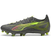 Puma ULTRA 5 PRO FG/AG Football Boots Unisex, Shoes, Matte Aged Silver/Yellow Alert/Sun Struck, 39