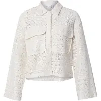 Vila Merinda Crochet Skjorte Med Lange Ermer