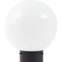 LINDBY veilampe Dangan, svart/hvit, 90 cm, glass, sensor