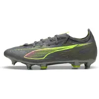 Puma ULTRA 5 MATCH MxSG Football Boots Unisex, Shoes, Matte Aged Silver/Yellow Alert/Aged Silver, 39