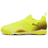 Puma FUTURE 8 MATCH TT +Mid Laceless Football Boots Youth, Shoes, Yellow Alert/Black/Sun Struck, 33