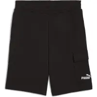 Puma Essentials No. 1 Logo Cargo 10" Shorts Men, Clothing, Black, M