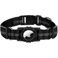 Lippa AirTag Sporingshalsbånd for Hunder Svart Størrelse: Medium 38-48,5cm