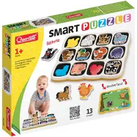 Quercetti Smart Puzzle Magnetico, 1,5 år, Flerfarget