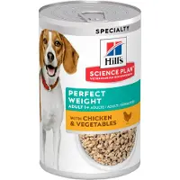 Hill's Pet Nutrition Adult 1+ Perfect weight med kylling og grønnsaker - 6 x 363 g