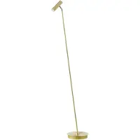 HELL LED gulvlampe Tom, dimmbar, messing