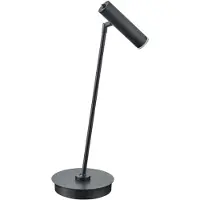 HELL LED-bordlampe Tom, dimbar, svart