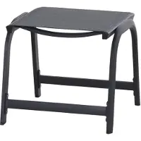 Garden Siena Tesoro M29540 hage-/havestol i aluminium antrasitt (matt), svart, sølv