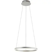 JUST LIGHT LED-pendellampe Ritus, Ø 39,3 cm, aluminium