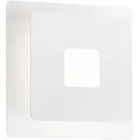 FISCHER&HONSEL GMBH LED-vegglampe Hennes, bredde 18 cm, hvit