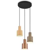TRIO Hengelampe Agudo, multifarget, 3 lyskilder, sirkel