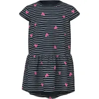 Name it Kjole - Noos - NmfVigga - Dark Sapphire/Hearts - - 2 år (92) - Kjole