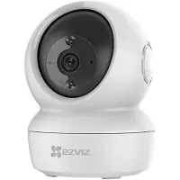 Ezviz H6C - Nettverksovervåkingskamera - panorering / tipping - innendørs - farge (Dag og natt) - 1920 x 1080 - 1080p - M12-montering - lyd - trådløs - Wi-Fi - LAN 10/100 - H.264 - DC 5 V
