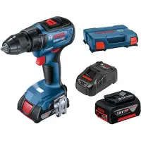 Bosch batteridrevet drill-/skrumaskin GSR 18 V-50 2x5.0Ah 50/28 Nm, uten børsteløs (06019H5001)