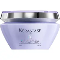 Kérastase Blond Absolu Masque Ultra-Violet 200ml, Kvinner, Blondt hår, Blond, 200 ml, Farge beskyttelse, Hyaluronsyre
