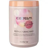 Inebrya INEBRYA_Ice Cream Keratin keratin restrukturerende hårmaske 1000ml