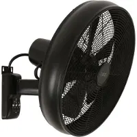 Beacon veggventilator Breeze, svart, Ø 41 cm