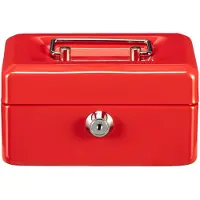 Burg wachter 5015 red Pengekasse (B x H x T) 152 x 80 x 115 mm Rød