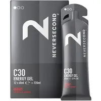 Neversecond C30+ Boks Med Energigeler Bær 60ml 12 Enheter