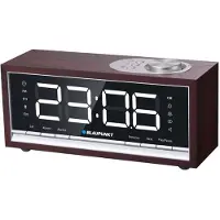 Blaupunkt CR60BT klokkeradio Bluetooth FM PLL LED, svart tre