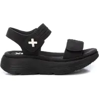 Xti for woman. 14398605-NEGRO Sandals 143986 black (38), 3 to 5 cm, Velcro, Casual