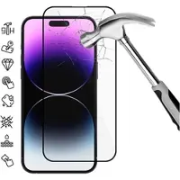 Mtp Products iPhone 16 Pro Full Cover Beskyttelsesglass - Svart Kant
