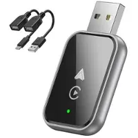 Mtp Products 2-i-1 trådløs CarPlay- og Android Auto-adapter