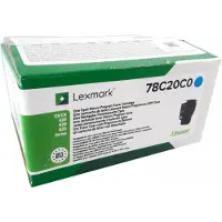 Lexmark - Cyan - original - tonerpatron LCCP, LRP - for CS421, CS521, CS622, CX421, CX522, CX622, CX625