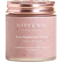 MARY & MAY Rose Hyaluronic Hydra Wash Off Pack