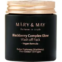 MARY & MAY Blackberry Complex Glow Washoff Pack 125g