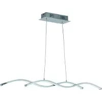 Eglo LASANA 2 long table pendant LED 2x9W chrome