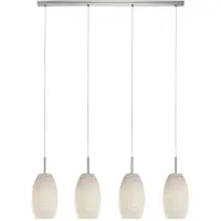 Eglo BATISTA 3 langbord 4L BS/HVID STRUKTUR