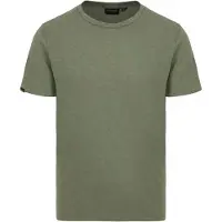 Superdry for man. M1011888A Flamed short-sleeved T-shirt with green round collar (XXL), Casual, Cotton, Short sleeve