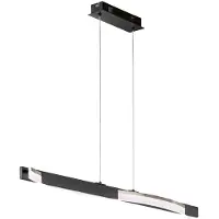 FISCHER&HONSEL GMBH LED-pendel Bridge, svart/nikkel-farget, lengde 95 cm