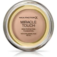 Max Factor Miracle Touch - Grunnlag - faststoff-til-væske - varm mandel (45) - 11.5 g