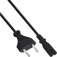 InLine - Strømkabel - 2-pole (hann) - Den europeiske union - for Diamond D531 Gryphon 2D Gryphon I GD4130 PowerScan D8300, D8530 QuickScan QuickScan L
