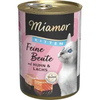 Miamor Økonomipakke Feine Beute Kitten 24 x 400 g - Kylling & Laks