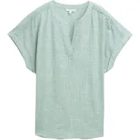 Tom Tailor 1046189 Kort Ermet Bluse