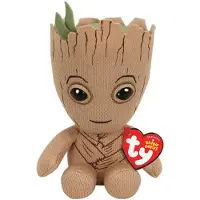 TY Kosedyr - Beanie Babyer - 17 cm - Marvel Groot - - OneSize - Kosedyr