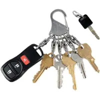 Nite Ize KeyRack Locker, Nøkkelkarabin, Rustfritt stål, Rustfritt stål, 39,1 mm, 78,1 mm, 37 g