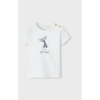 Name it T-skjorte - NbmFogat - Bright White - - 68 - T-skjorte