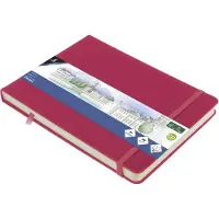 Kangaro skissebok, 80 ark, DIN A5 liggende, ruby PU helbind, 140 g/m² kremfarget papir – 1 stk (K-861311)